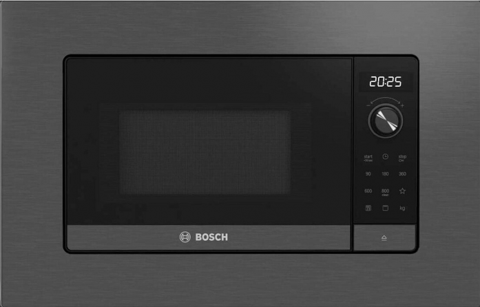 Встраиваемая микроволновая печь Bosch BEL623MD3 серый/черный