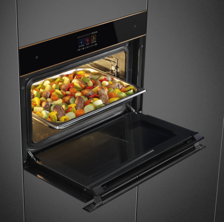 Компактный духовой шкаф Smeg SF4604WVCPNR в магазине «На диване» в Ставрополе  — Выгодная цена